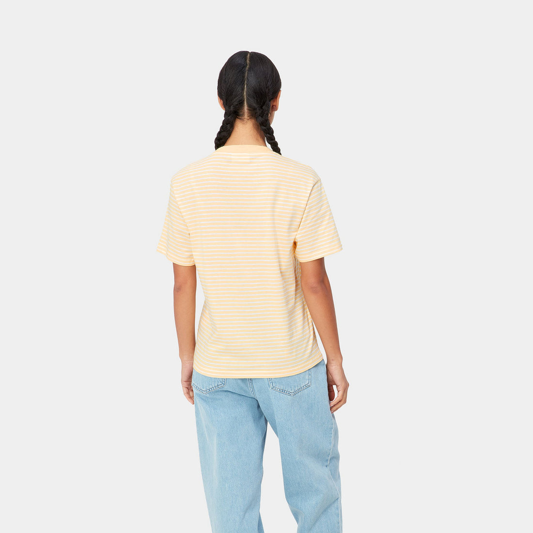 Carhartt WIP Women S/S Coleen T-Shirt (citron/white) - Blue Mountain Store